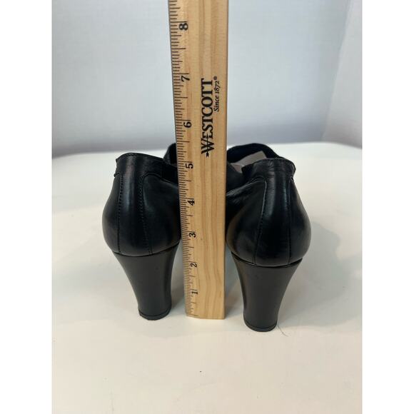 Taryn Rose Women’s Leather Black Stretch Slip On Shoes Italy  38.5 (8)US - Picture 6 of 9